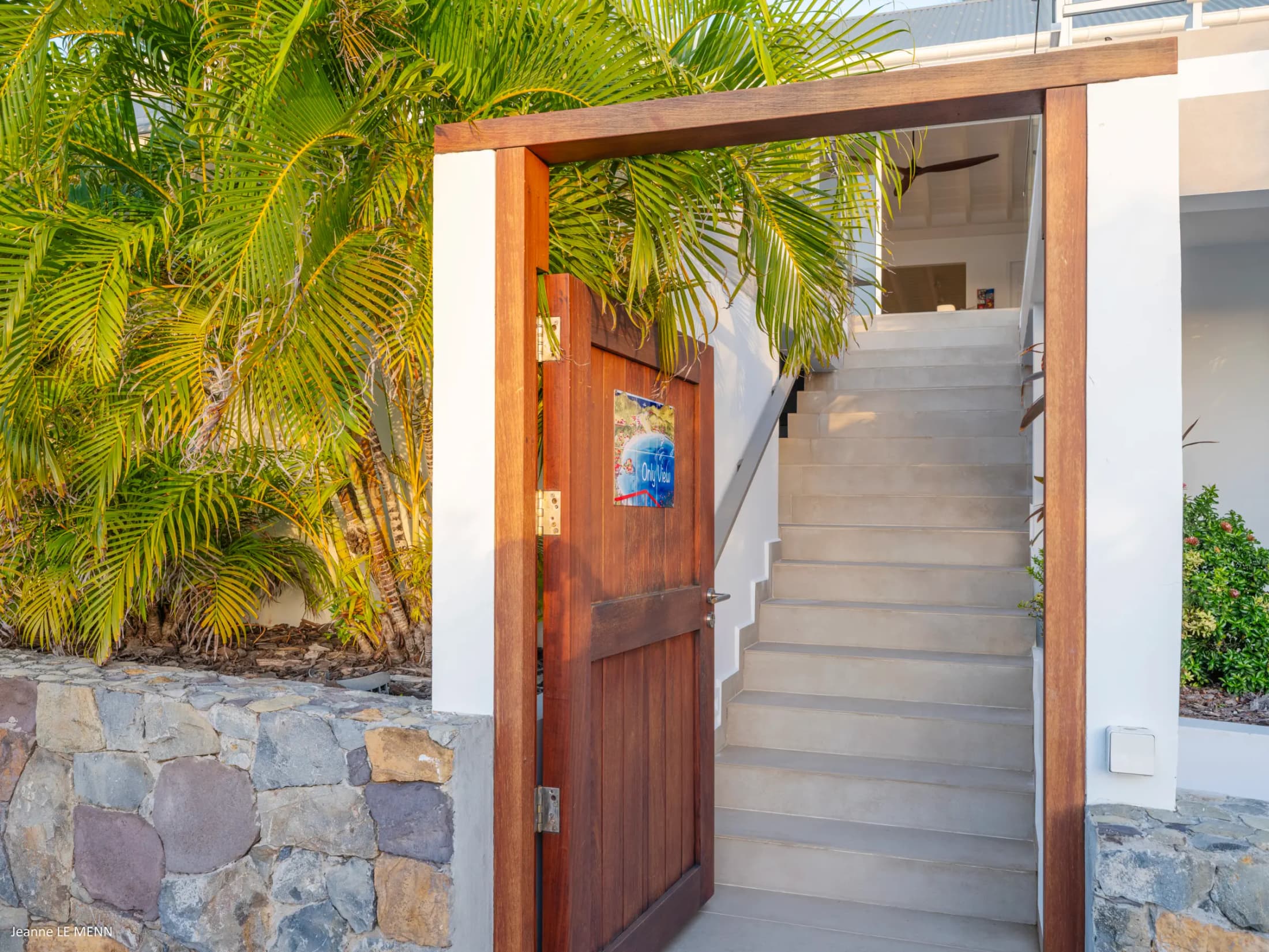 Villa ONLY VIEW hillside exterior in Pointe Milou, St Barth — photo 04